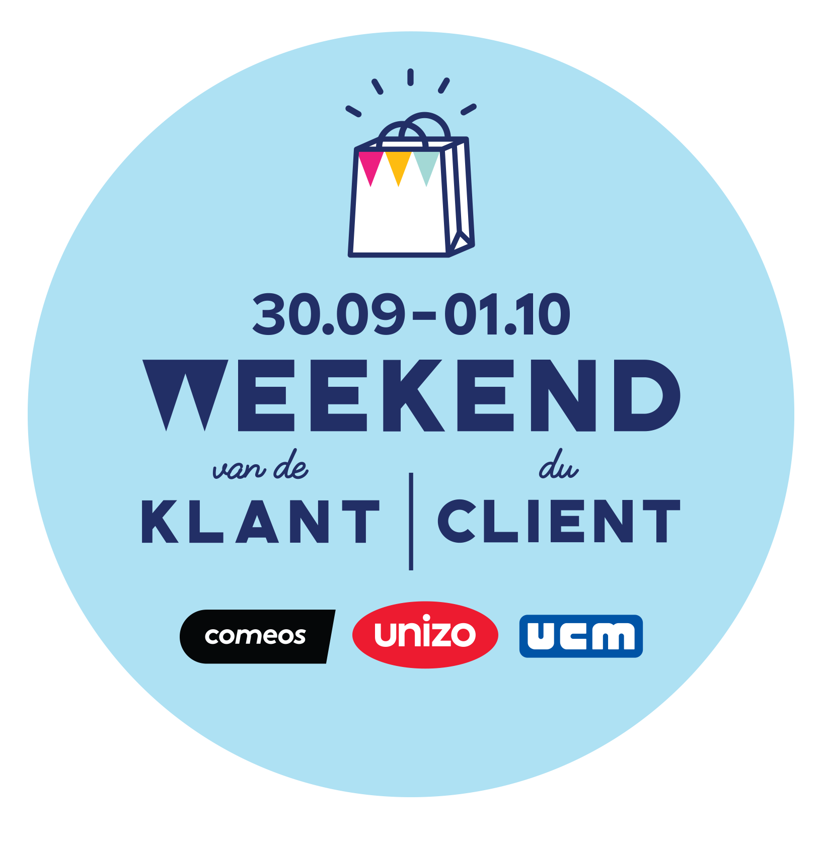 Logo Weekend van de Klant - Weekend du Client